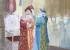 Ели Карина, 14 лет. Венчание Ивана IV Грозного на царство. Гуашь. Преп.: Рябицева О.А.